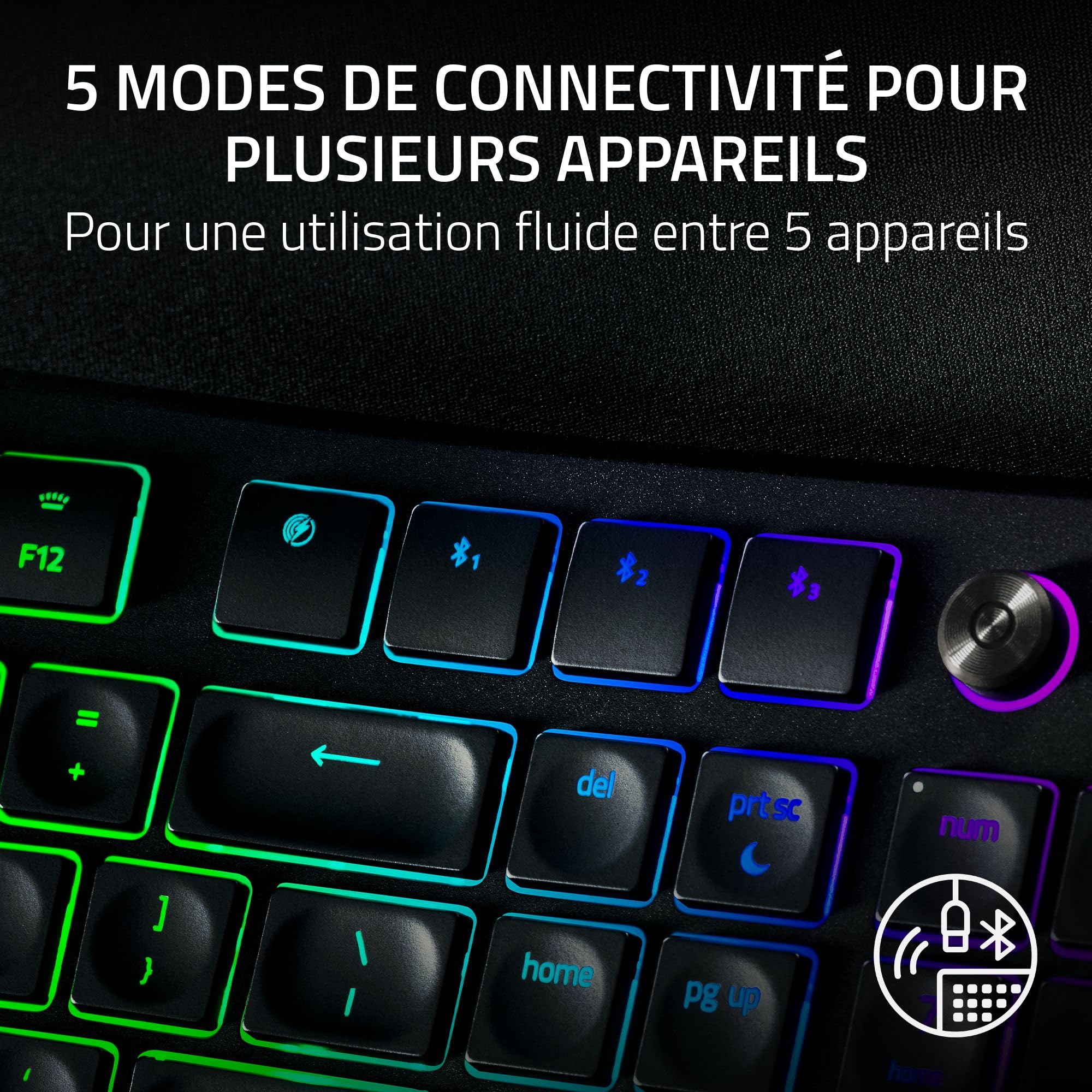 razer-pro-type-ergo-clavier-ergonomique-sans-fil-rgb-deux-parties-avec-ai-prompt image 7