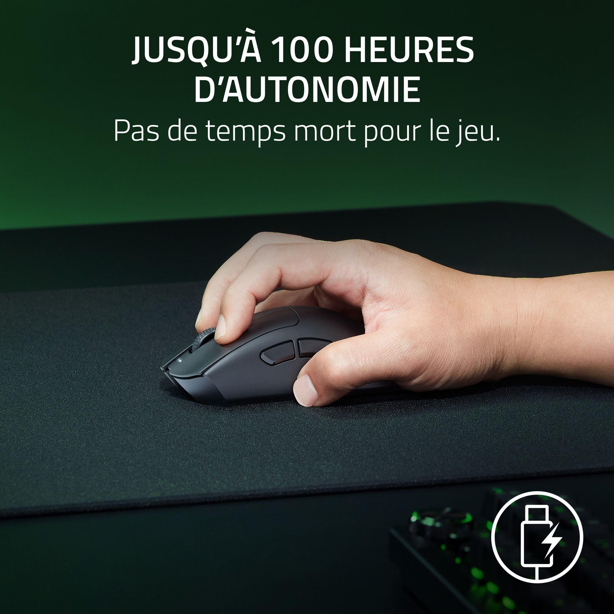 razer-deathadder-v3-hyperspeed-souris-e-sport-gaming-sans-fil-ergonomique-ultra- image 4