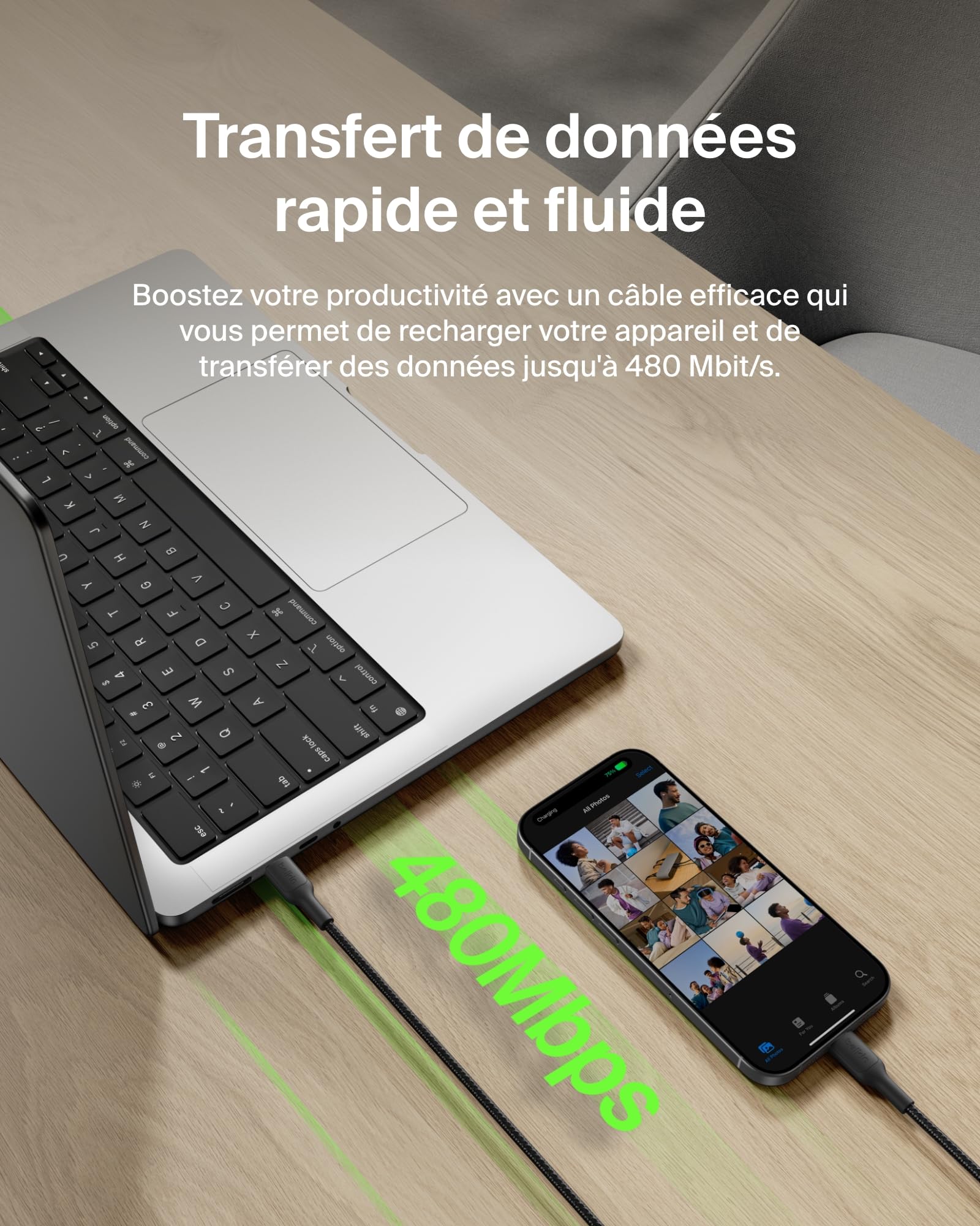 belkin-boostcharge-eco-c-ble-usb-c-vers-usb-c-tress-2-m-240-w-recycl-noir image 6