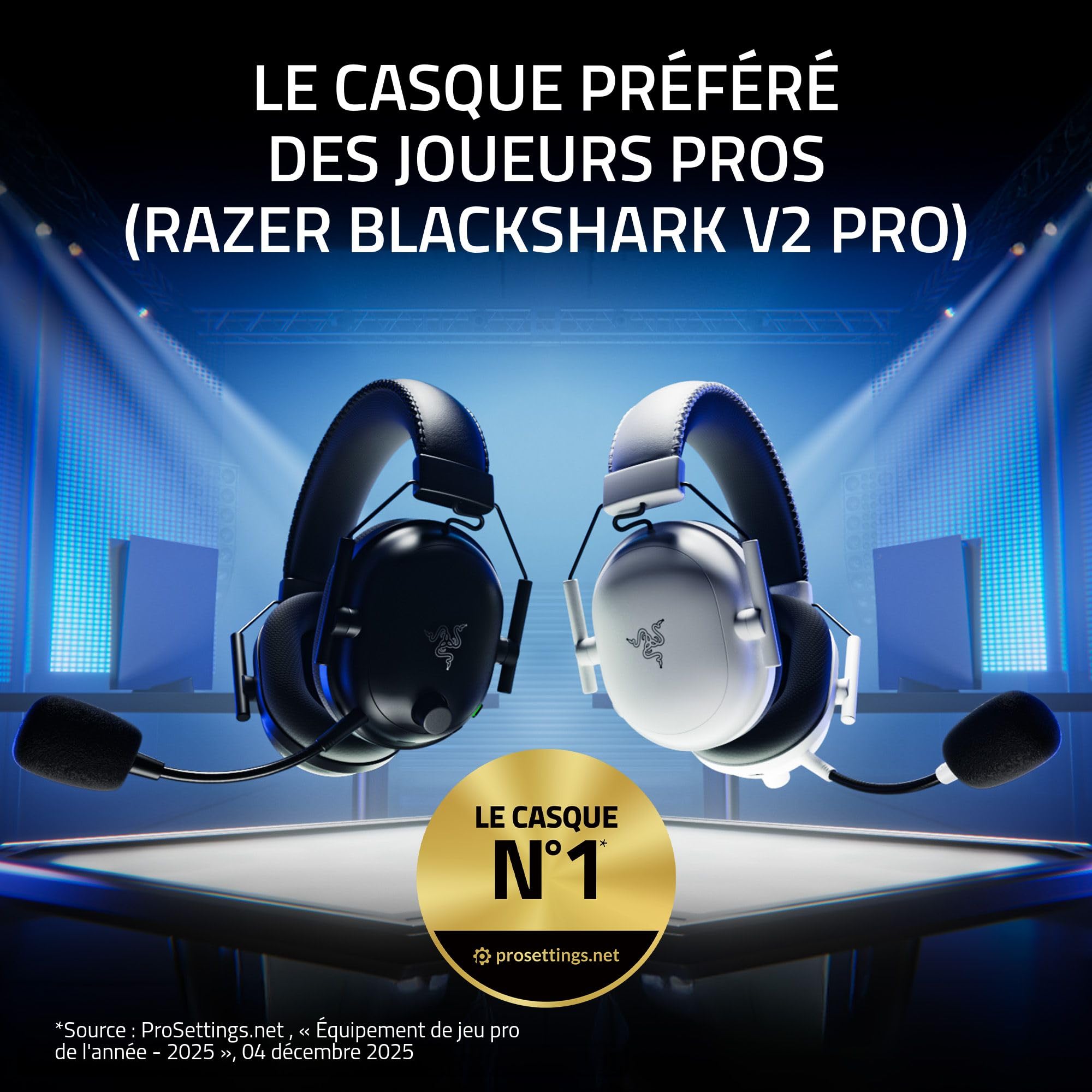 razer-blackshark-v2-pro-playstation-casque-e-sport-sans-fil-ps5-triforce-titaniu image 2