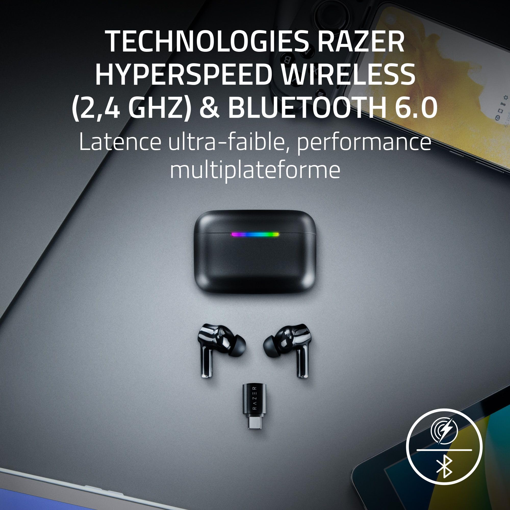 razer-hammerhead-v3-hyperspeed-couteurs-gaming-sans-fil-multiplateforme-avec-anc image 2