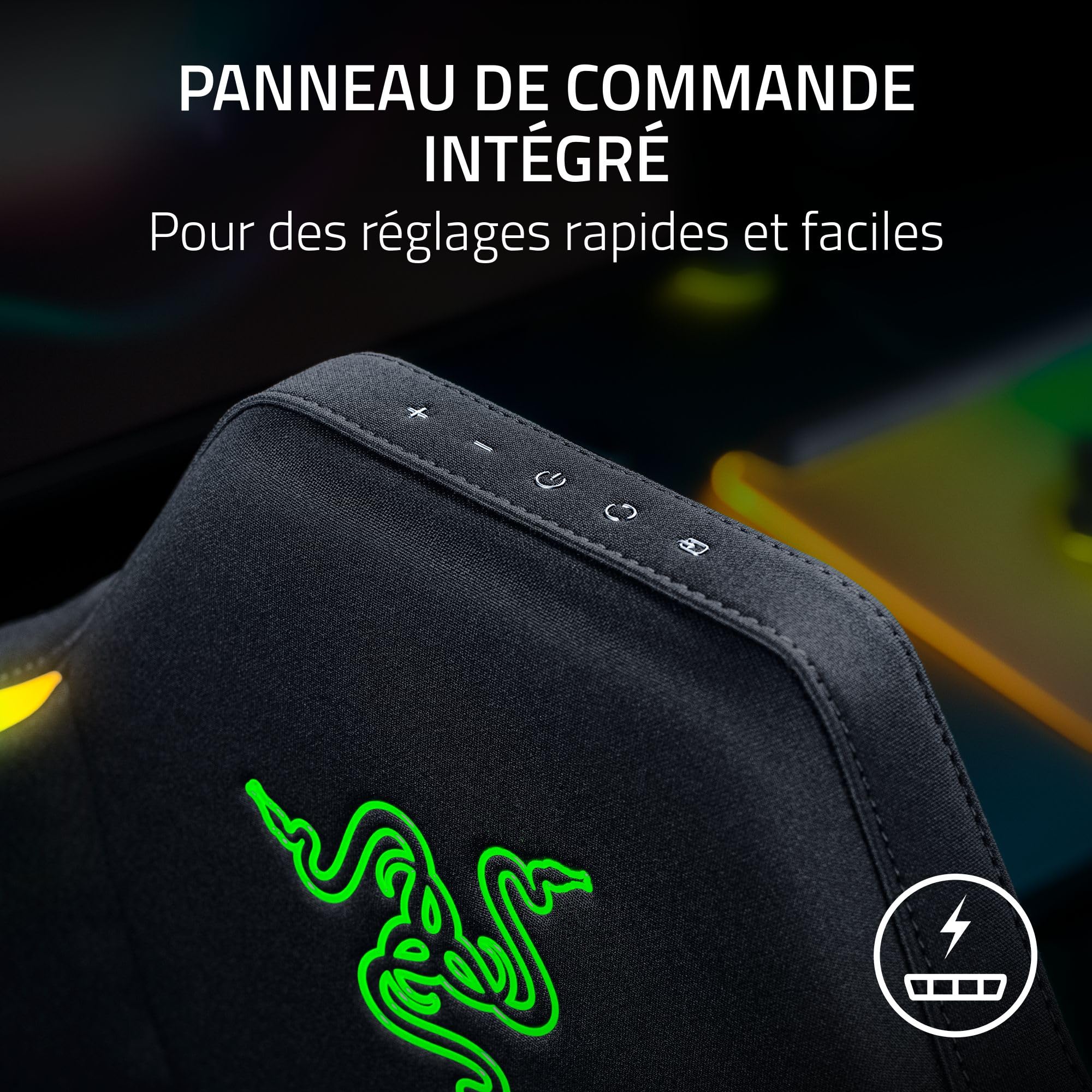 razer-soma-chroma-fauteuil-gaming-sans-fil-chroma-rgb-soutien-lombaire-ergonomiq image 6