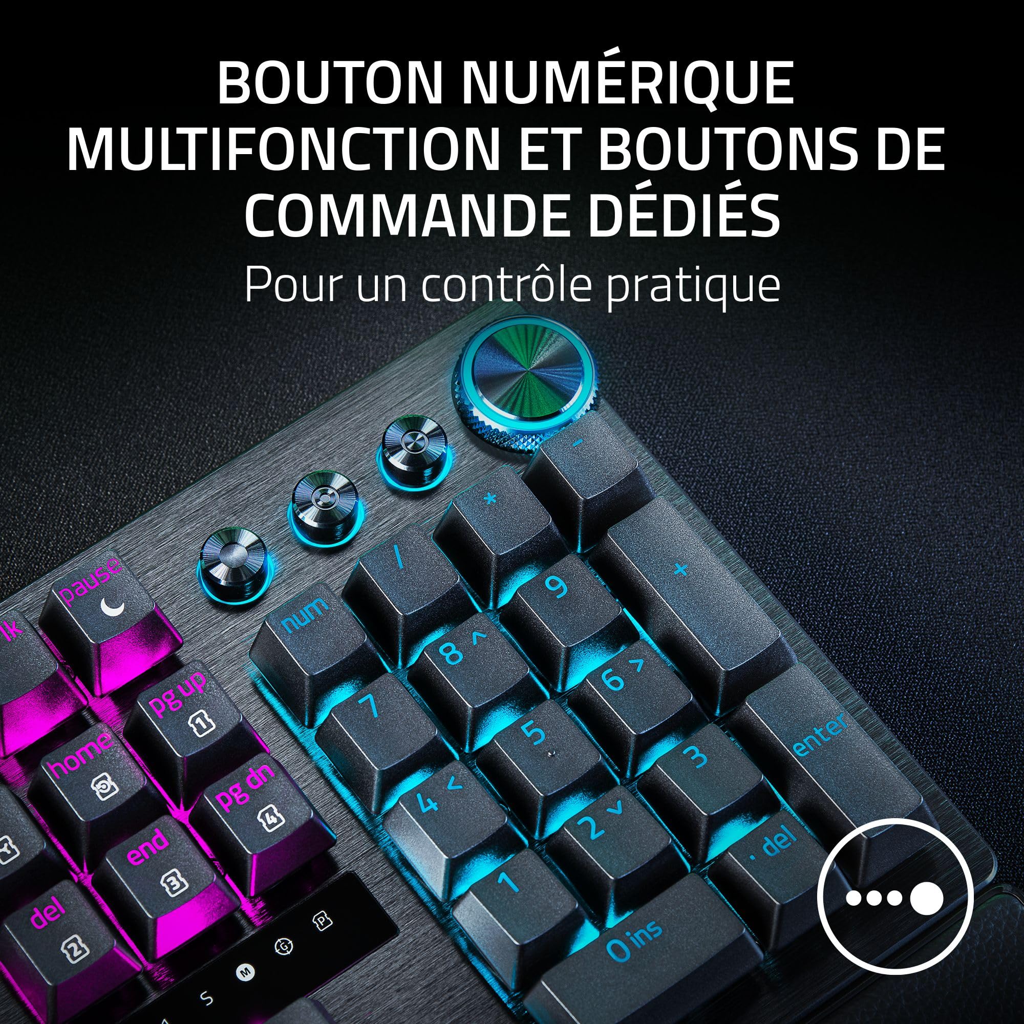 razer-huntsman-v3-pro-clavier-gamer-optique-analogique-azerty-switches-analogiqu image 8