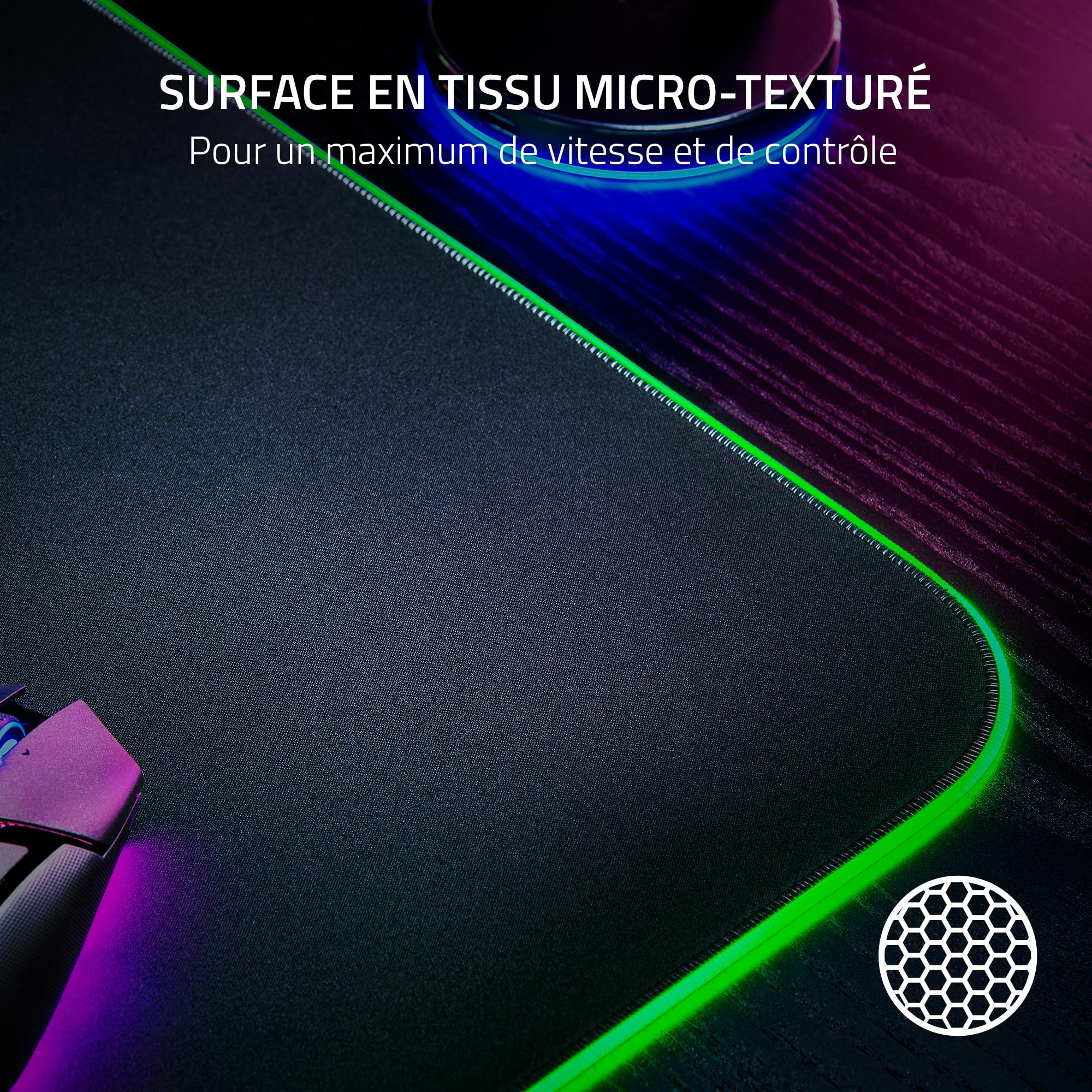 razer-goliathus-chroma-3xl-tapis-de-souris-gaming-souple-avec-clairage-rgb-chrom image 2