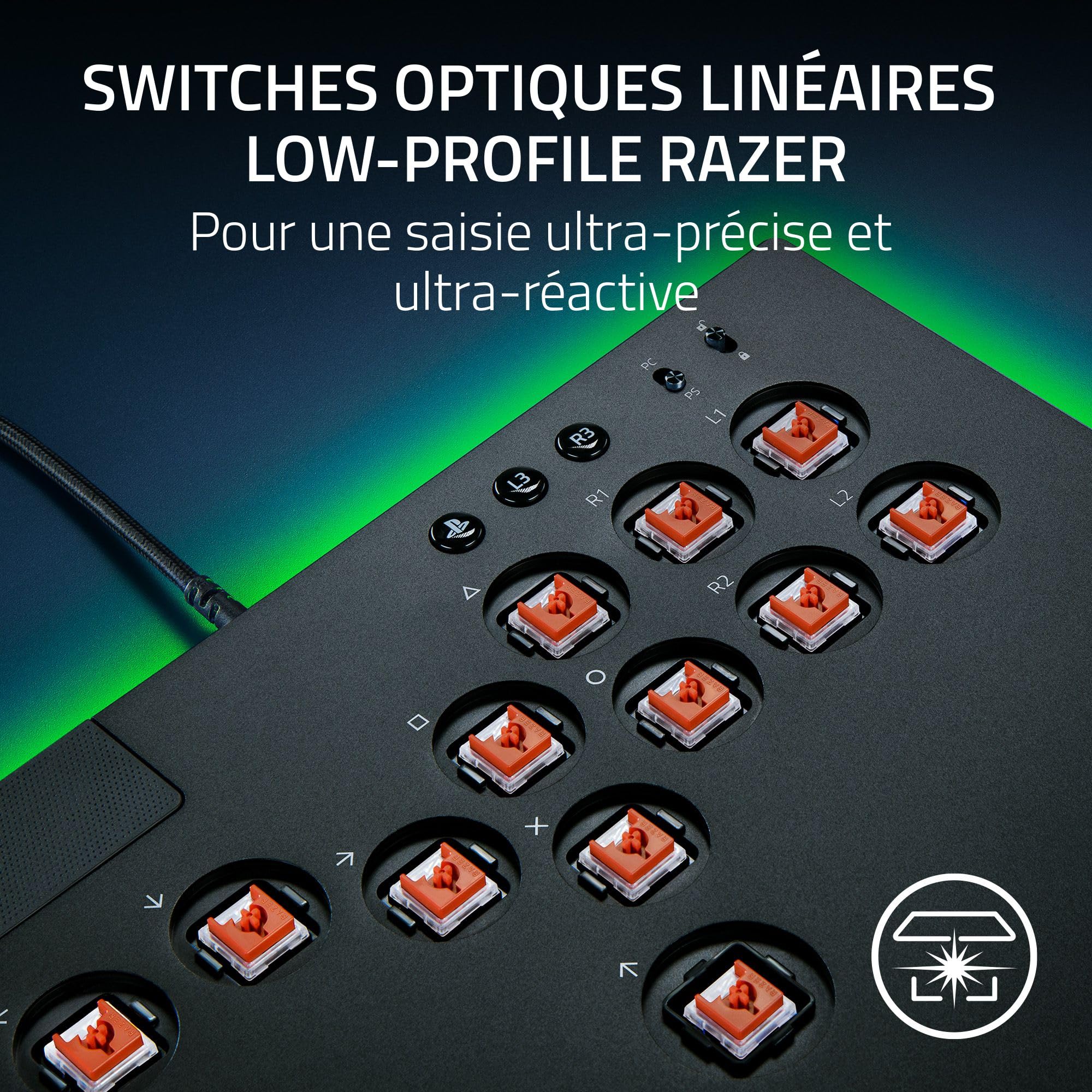 razer-kitsune-contr-leur-arcade-optique-all-button-pour-ps5-et-pc-4-boutons-de-m image 5