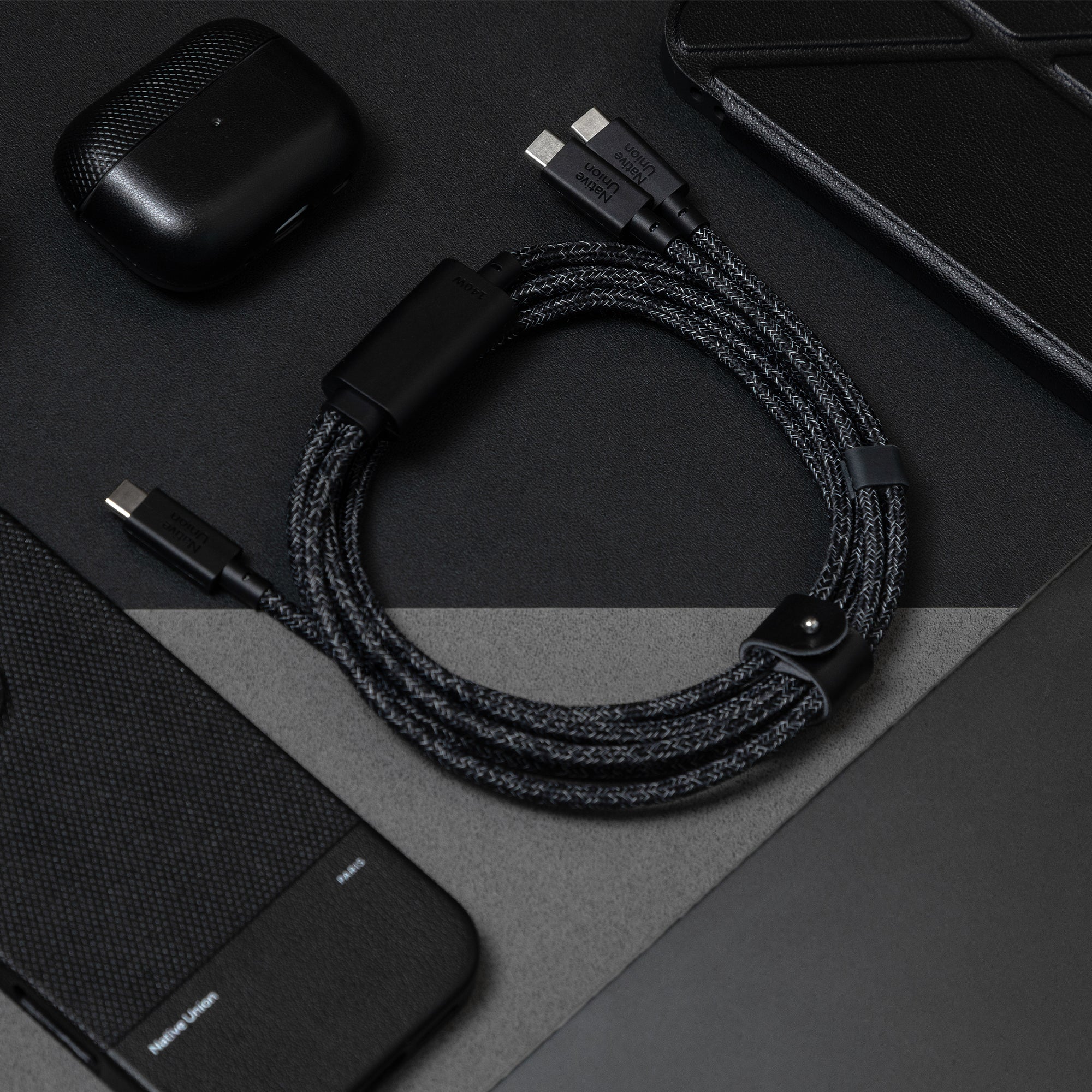 native-union-belt-cable-2-en-1-usb-c-vers-usb-c-et-usb-c-140w-c-ble-double-conne image 8