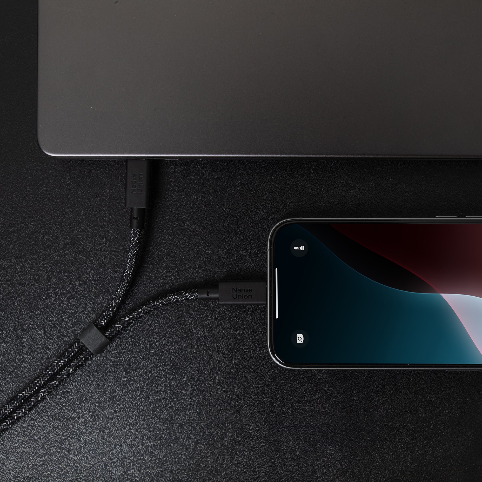 native-union-belt-cable-2-en-1-usb-c-vers-usb-c-et-usb-c-140w-c-ble-double-conne image 4
