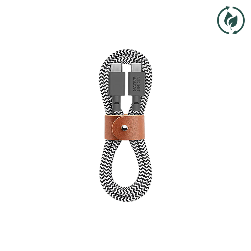 native-union-belt-cable-c-ble-usb-c-vers-usb-c-tress-1-2-m-avec-sangle-cuir-powe image 1