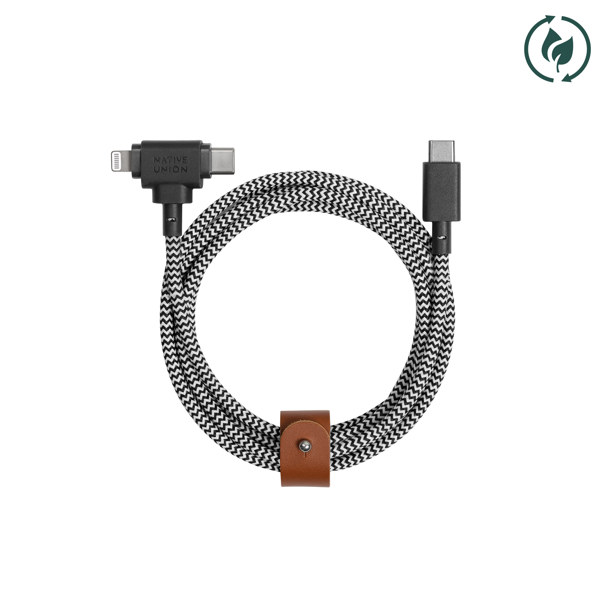 native-union-belt-cable-duo-c-ble-2-en-1-usb-c-vers-usb-c-lightning-charge-rapid image 4