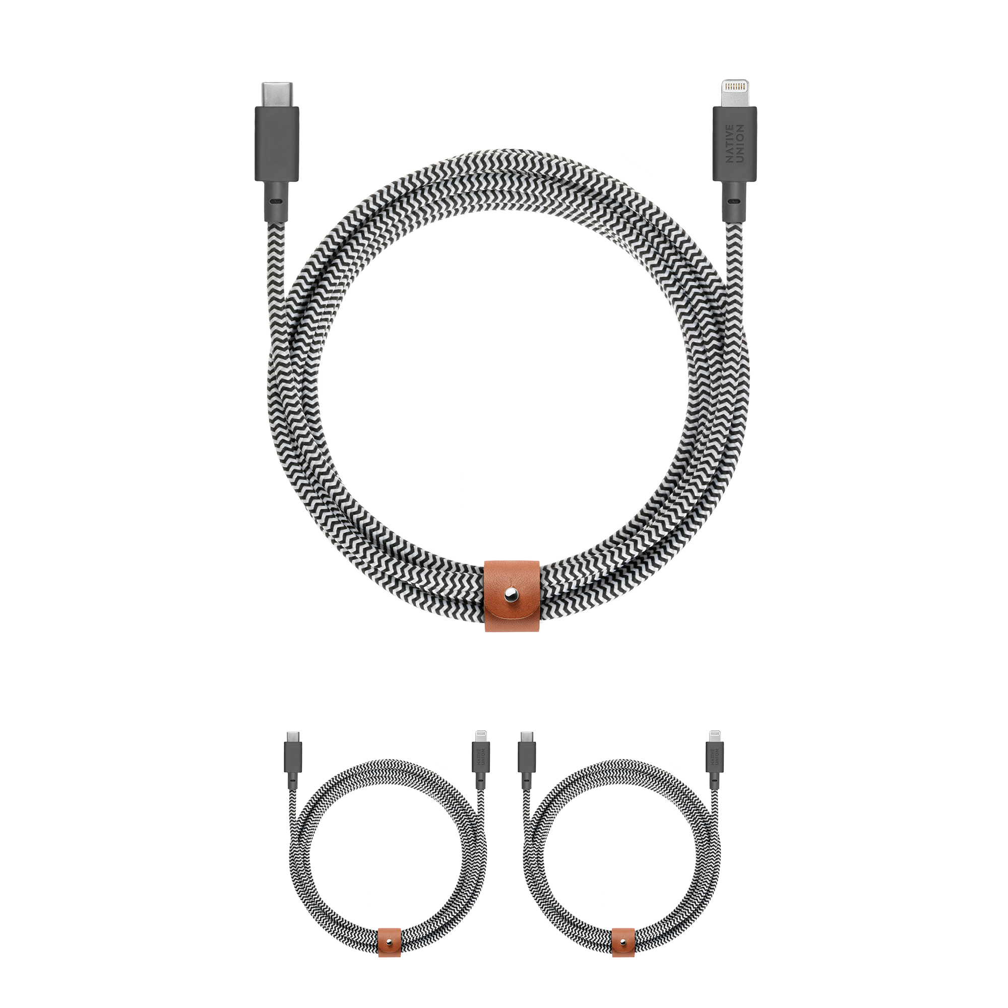native-union-belt-cable-xl-3-pack-usb-c-lightning-c-bles-10-ft-certifi-s-mfi-pow image 1