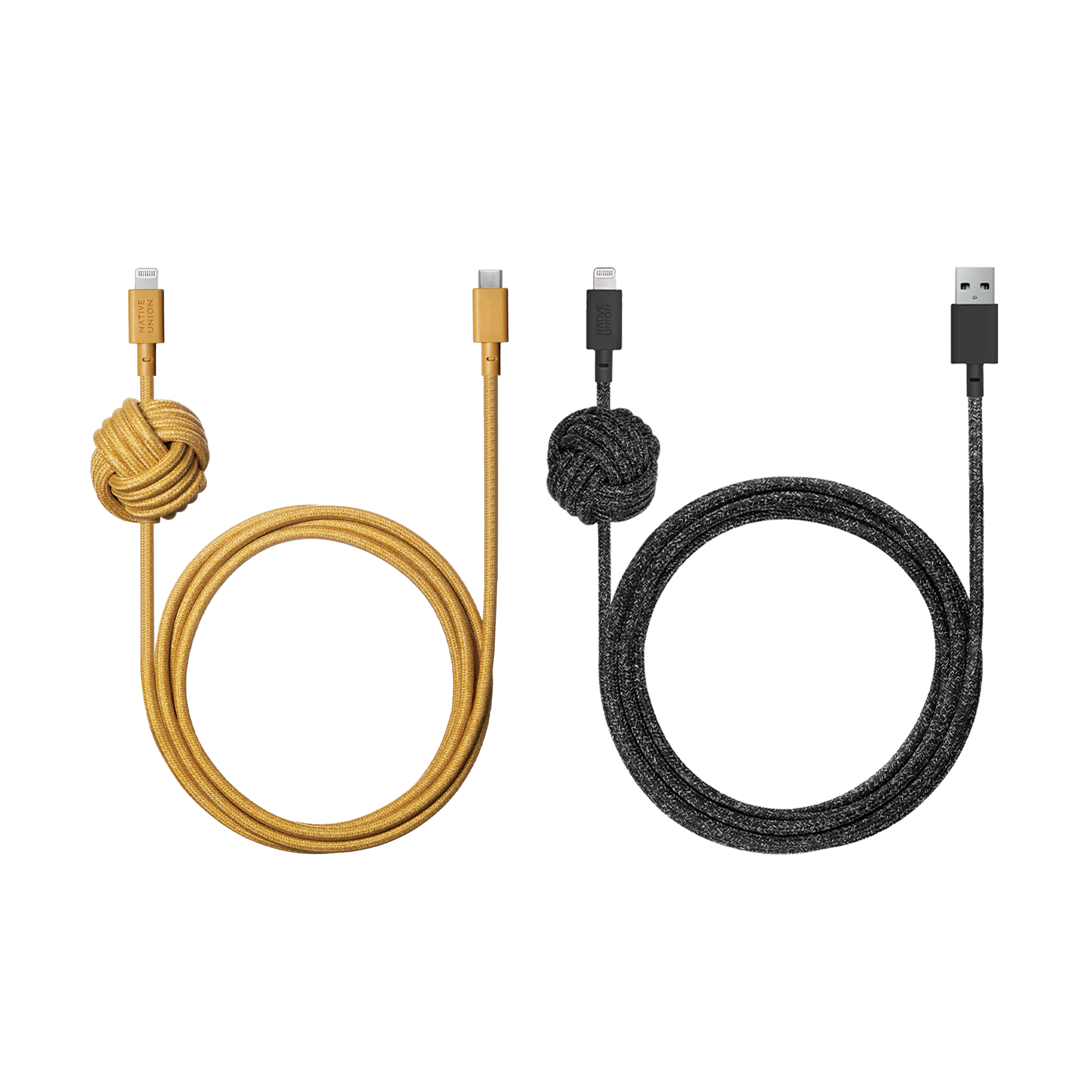 native-union-night-cable-set-c-ble-apple-mfi-ultra-long-3-m-usb-a-vers-lightning image 1