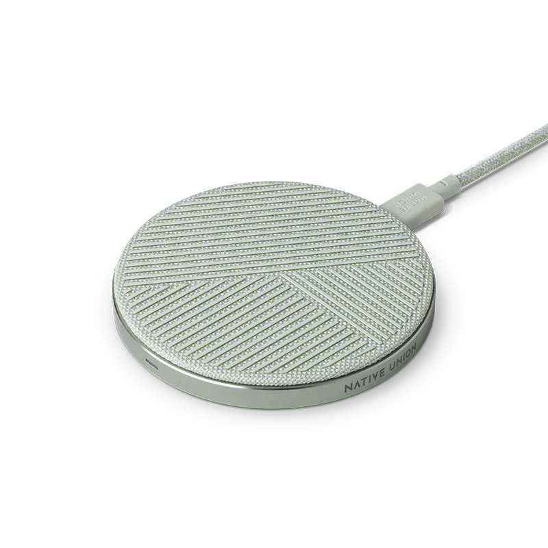 native-union-drop-wireless-charger-chargeur-sans-fil-qi-design-avec-base-en-alum image 2