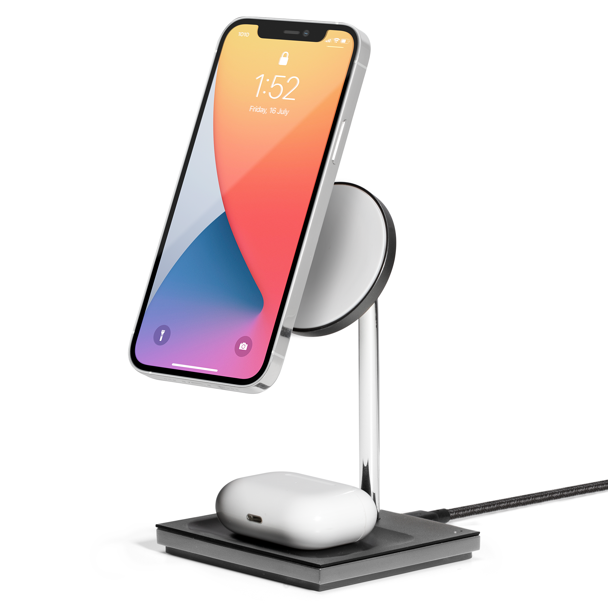 native-union-snap-2-en-1-chargeur-sans-fil-magn-tique-avec-support-iphone-12-15- image 1