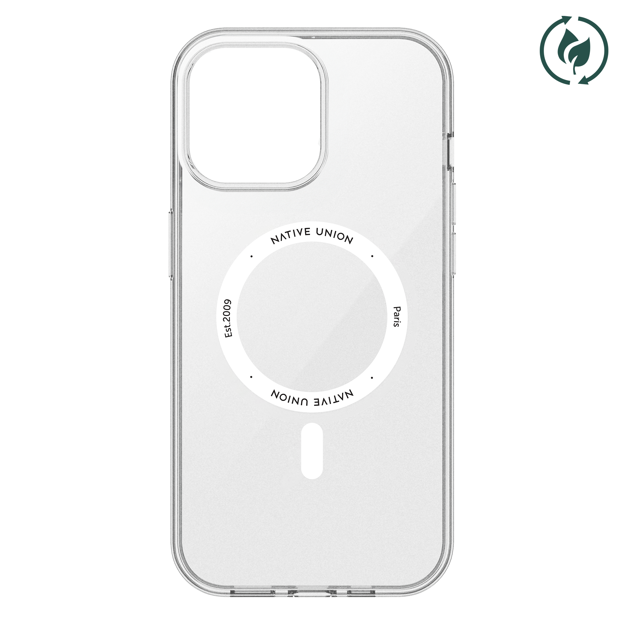 native-union-re-clear-case-pour-iphone-14-coque-transparente-100-recycl-e-magsaf image 3