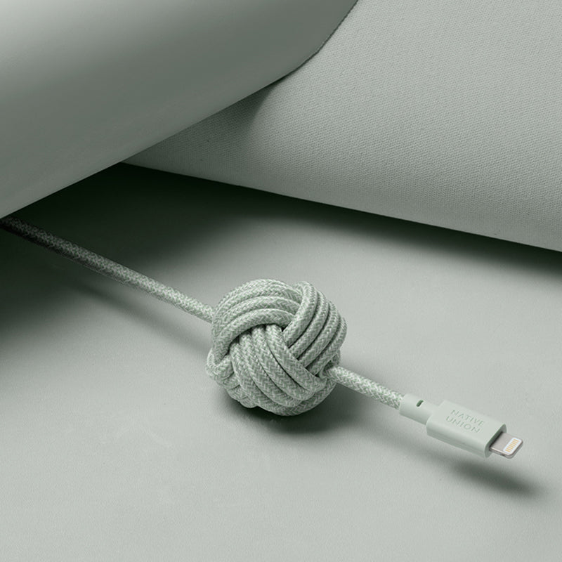 native-union-pack-de-5-night-cable-usb-a-vers-lightning-c-bles-mfi-3-m-avec-n-ud image 2