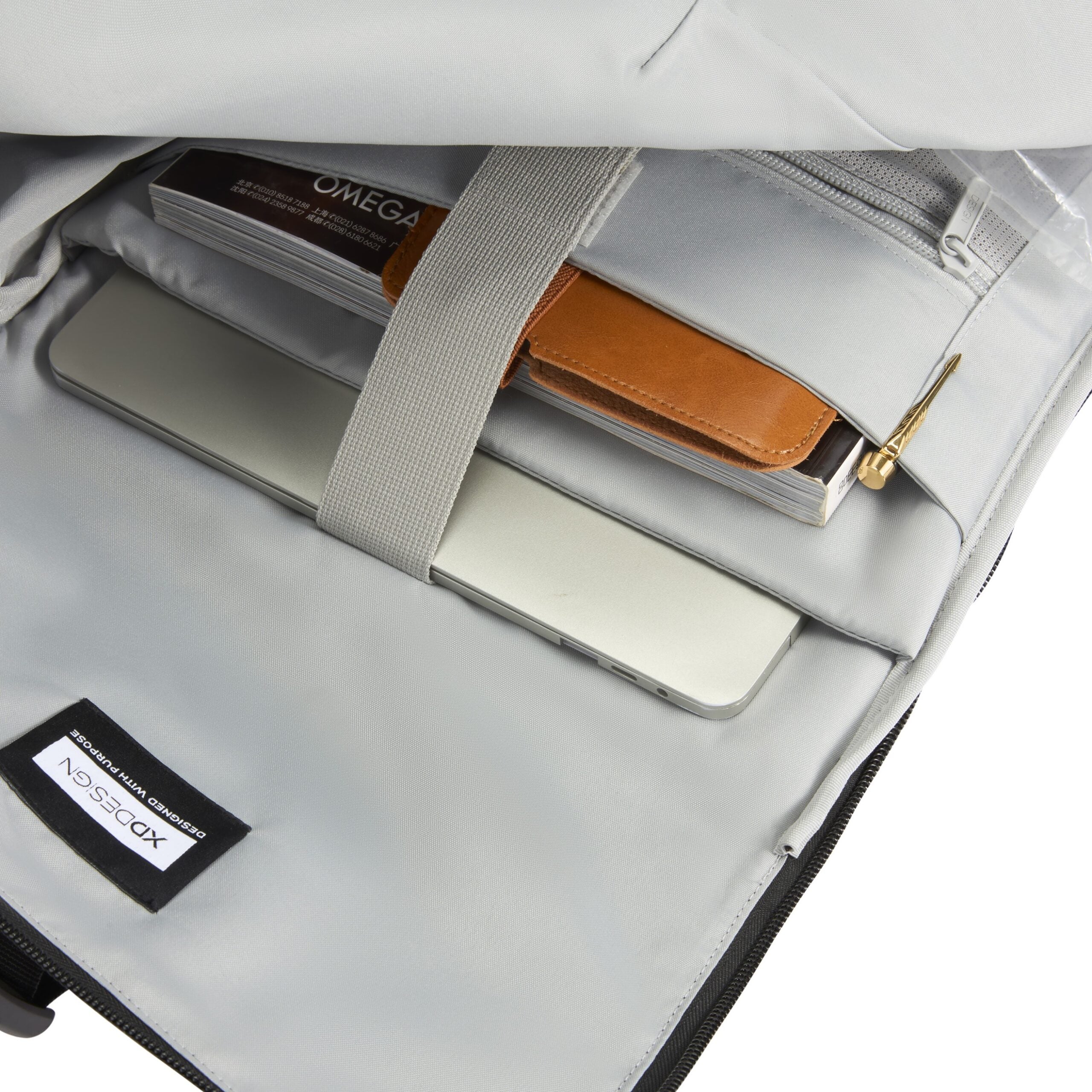 xd-design-urban-flap-top-sac-dos-anti-vol-tout-temps-avec-ouverture-en-l-compart image 5