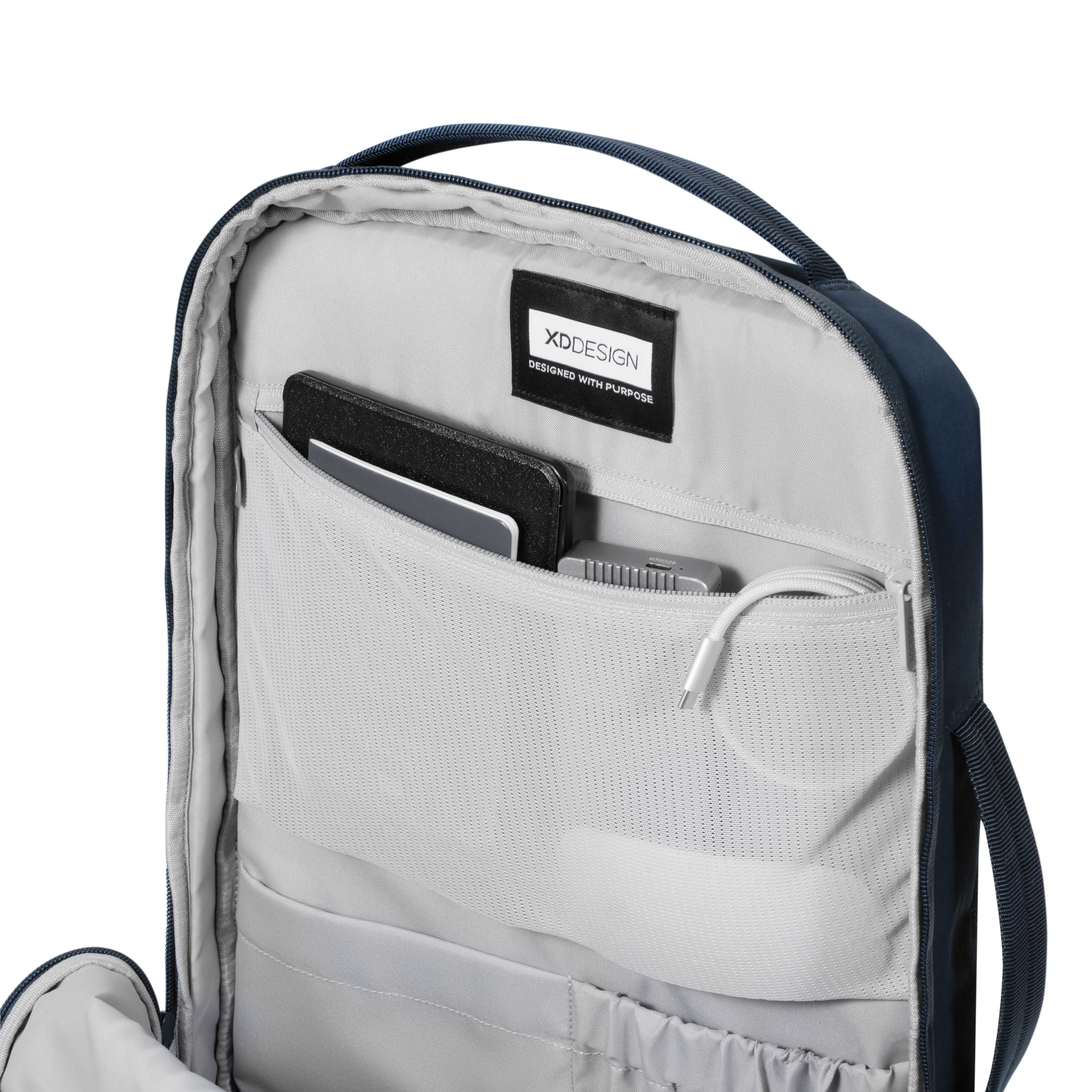 xd-design-bobby-air-sac-dos-slim-l-ger-en-nylon-recycl-avec-compartiment-ordinat image 7