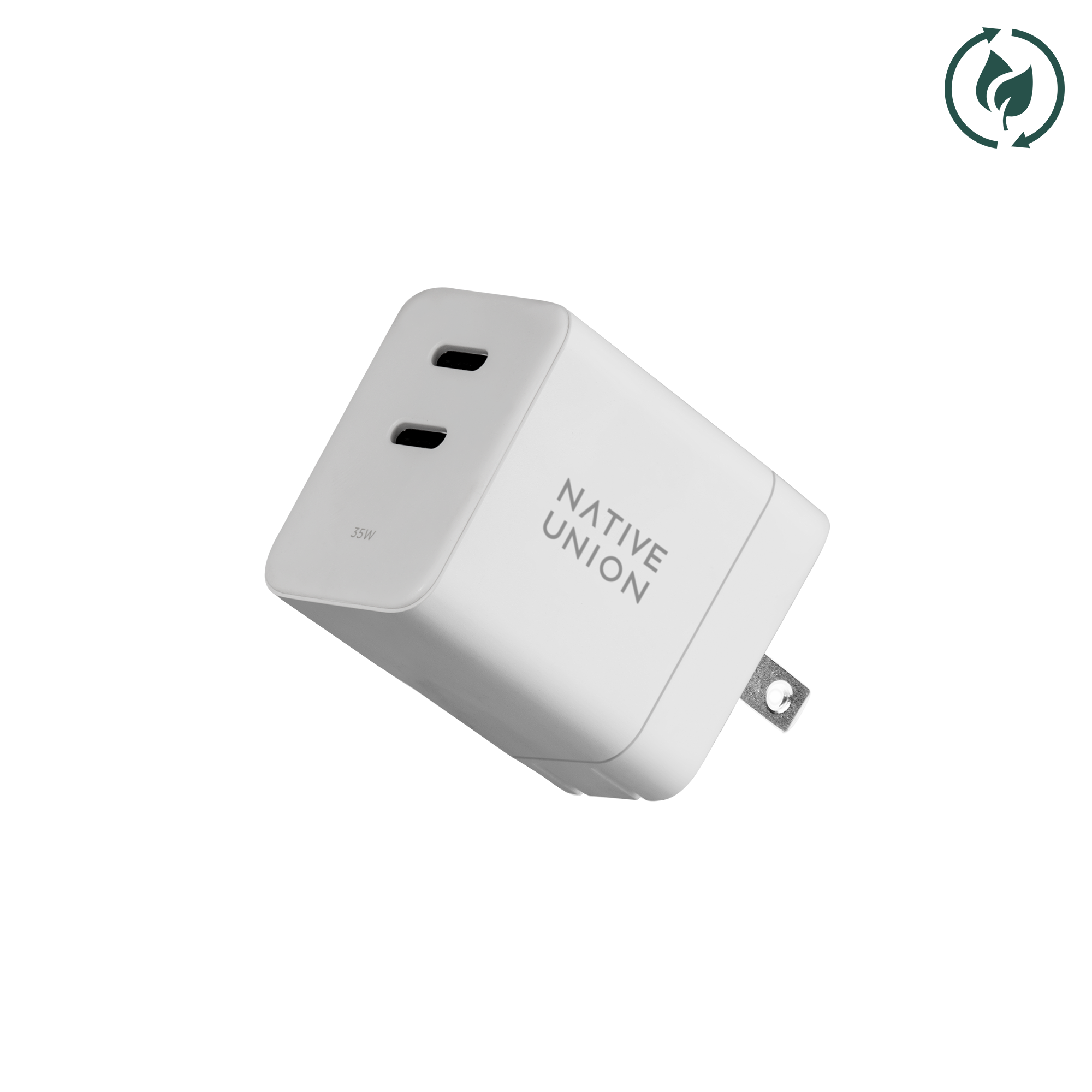 native-union-fast-gan-charger-pd-35w-chargeur-compact-2-usb-c-avec-r-partition-d image 3