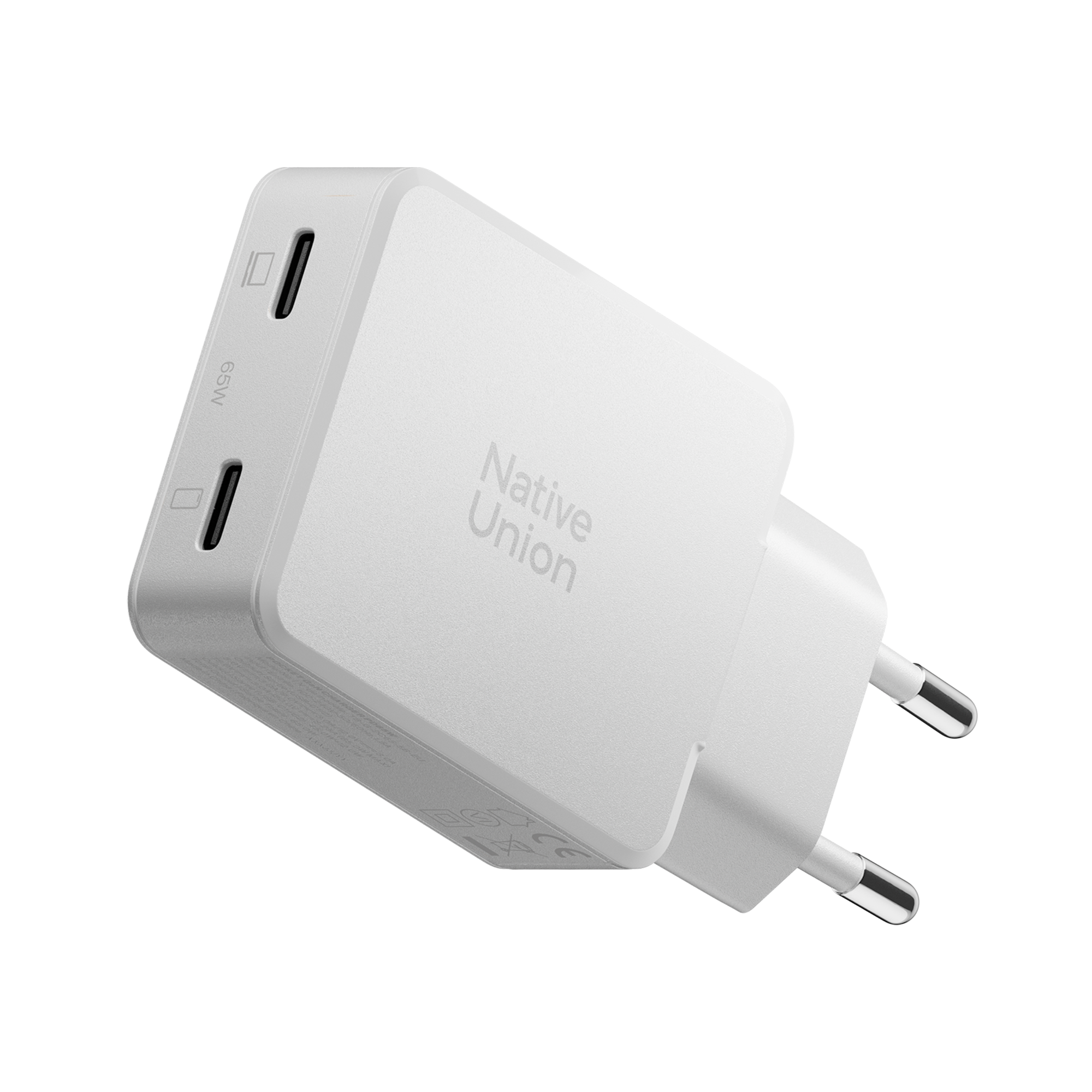 native-union-pocket-gan-charger-pd-65w-chargeur-ultra-fin-2-ports-usb-c-power-de image 2